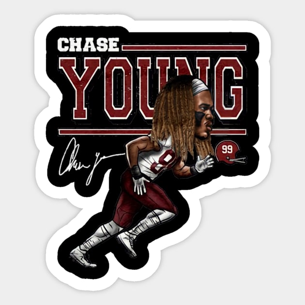 chase young carton Sticker by mazihaya pix